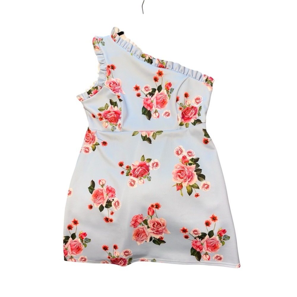 ASOS Floral One Shoulder Dress